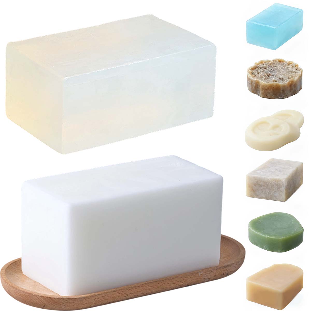 Soap Making Glycerin Base - 1000 г прозрачная белая основа для