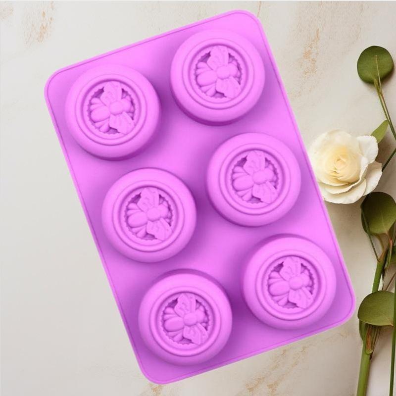 НОВЫЕ 6-ячейковые круглые сили – обзор и цена Soap Making Additives
