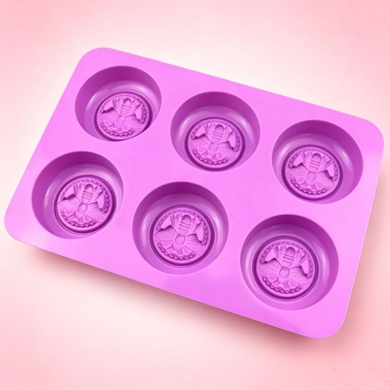 НОВЫЕ 6-ячейковые круглые сили – обзор и цена Soap Making Additives