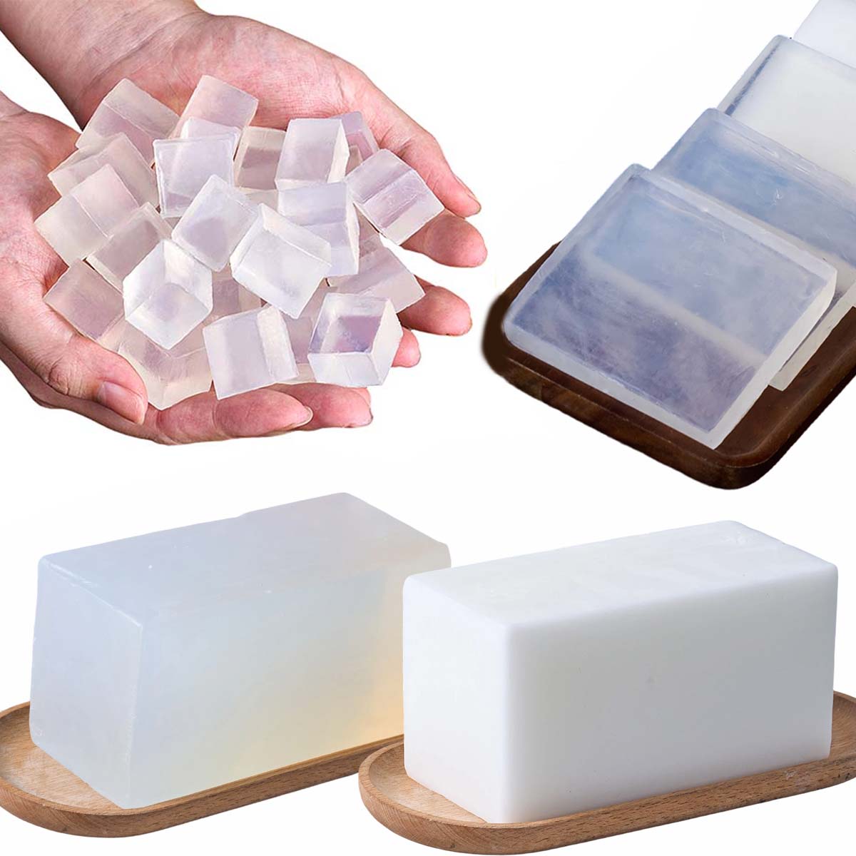 1000 г г глицериновая мыльная  – обзор и цена Soap Making Glycerin Base