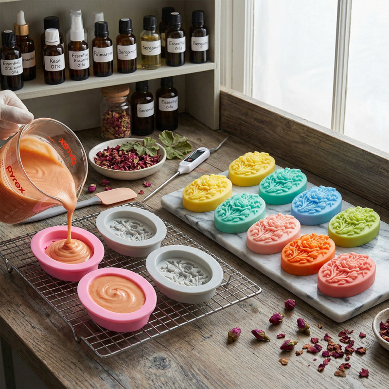 4 силиконовые формы в форме цв – обзор и цена Soap Making Easy